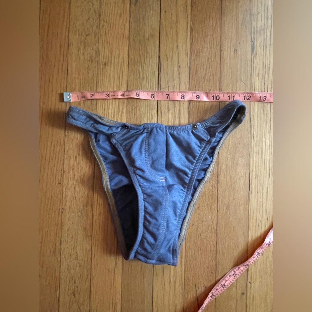 90s Vintage Ritchie Swimwear Faux Denim Swimsuit - Picture 13 of 15
